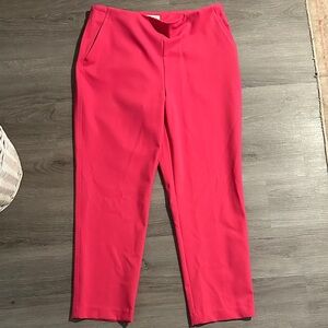 Rachel Zoe Vibrant Pink Cropped Pants
